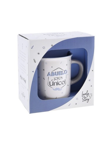 Taza frase Abuelo eres único