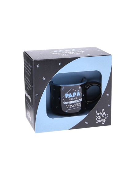 Taza mini frase Papá eres mi superheroe favorito