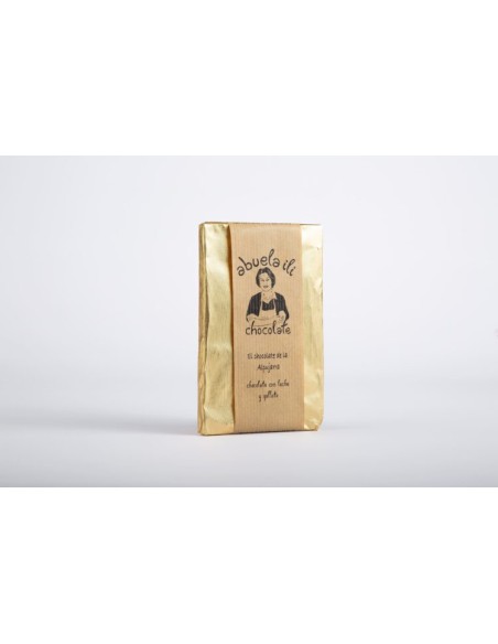 Chocolate con leche y galleta 50g Abuela Ili