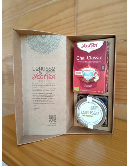Estuche Yogi tea classic + mermelada Lorusso