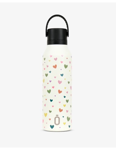 Botella térmica Confeti Corazones Cream Runbott