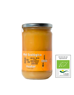 Miel Cruda Ecológica Azahar 800g Verde Miel