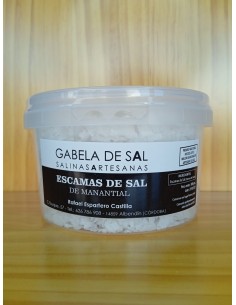 Escamas de Sal de manantial 300g Gabela de Sal