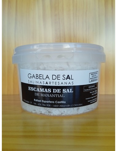 Escamas de Sal de manantial 300g Gabela de Sal