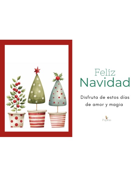 Postal navidad- Días amor y magia
