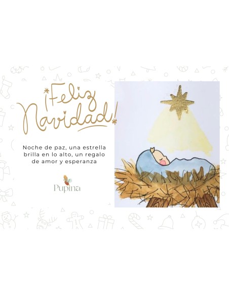 Postal Navidad- Noche de paz