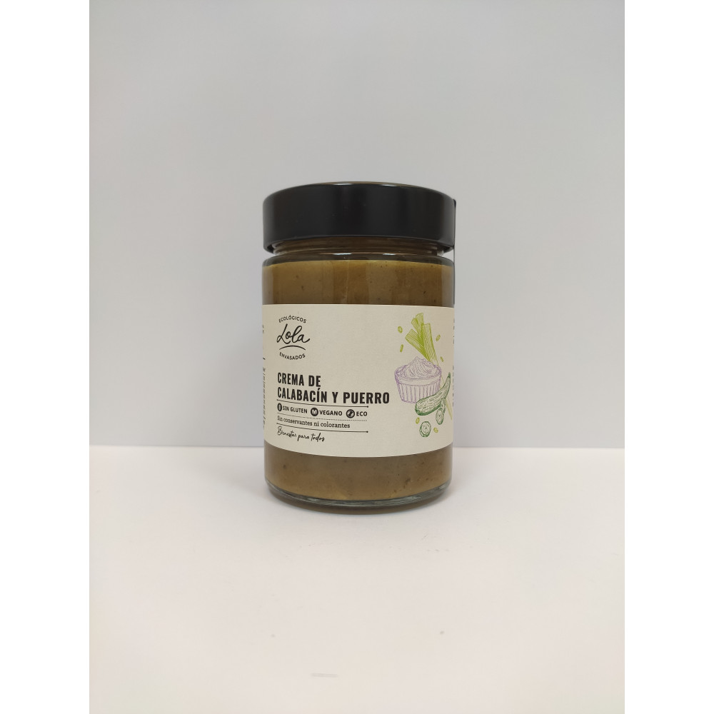 Crema de Calabacín y Puerro 330g Ecológicos Lola