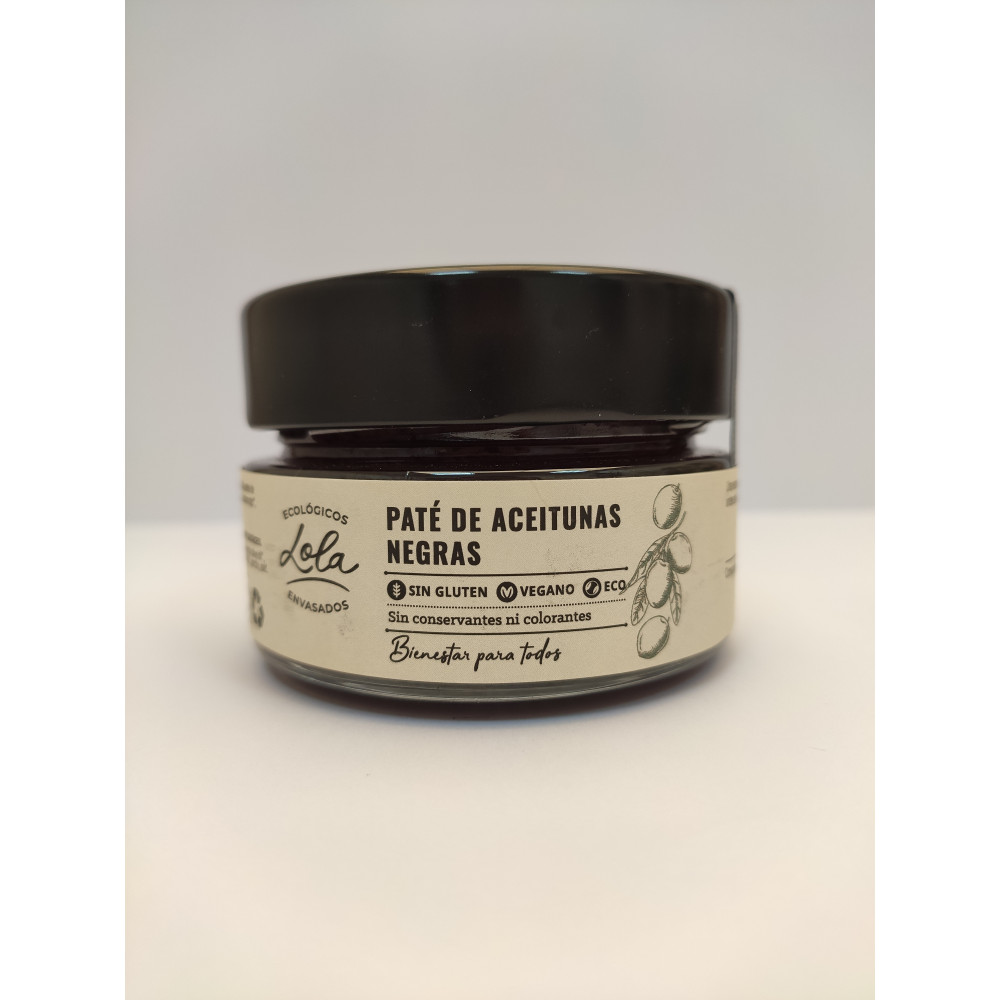 Paté de Aceitunas Negras 120g Ecológicos Lola