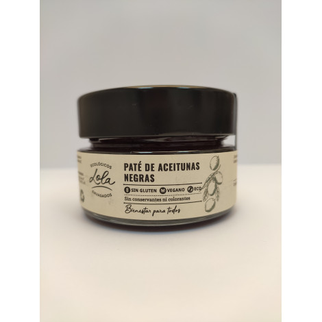 Paté de Aceitunas Negras 120g Ecológicos Lola