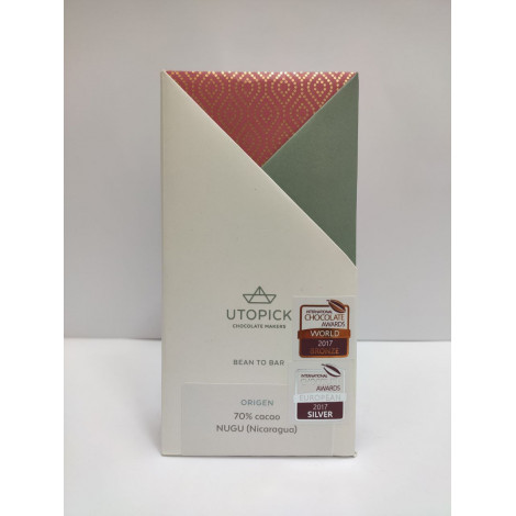 Chocolate negro 70% cacao origen Nugu