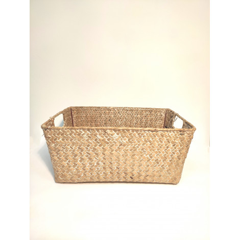 CESTA RECTANGULAR NATURAL