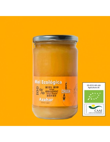Miel Cruda Ecológica Azahar 800g