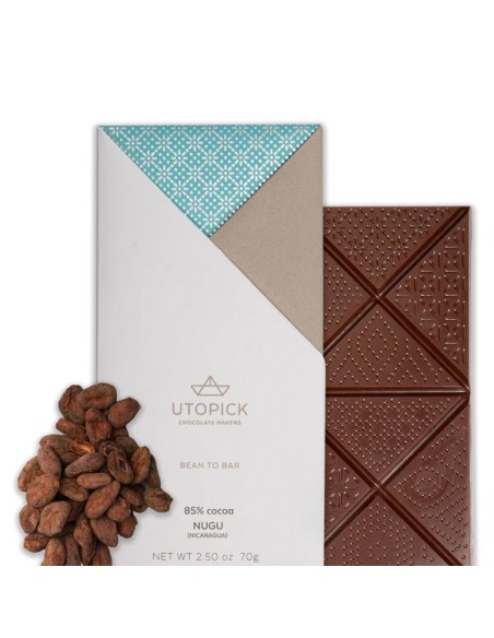 Chocolate negro 85% cacao origen Nugu
