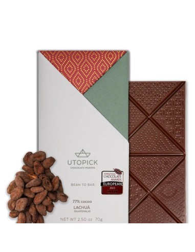Chocolate negro 77% cacao origen Lachuá