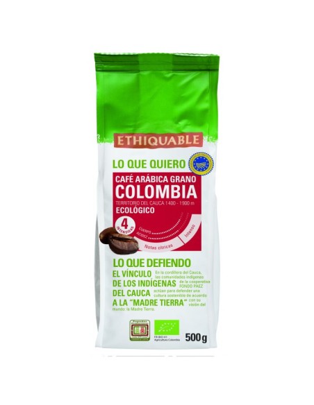Café en grano Premium Colombia Bio 500g
