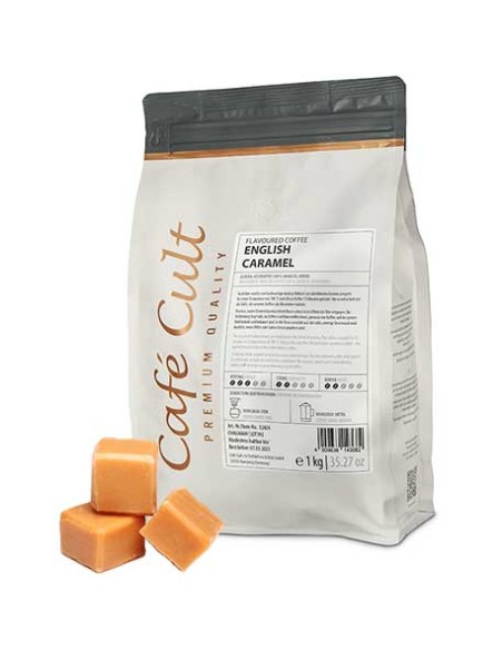 Café en grano con caramelo inglés 100g