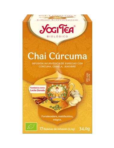 Yogi tea chai cúrcuma