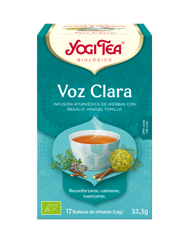 Yogi tea voz clara