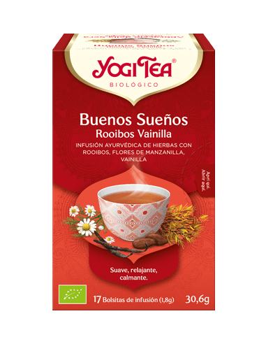 Yogi tea buenos sueños (rooibos vainilla)