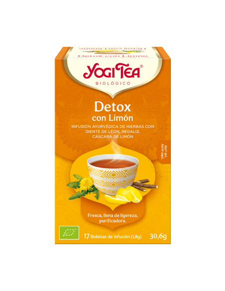 Yogi tea detox con limón