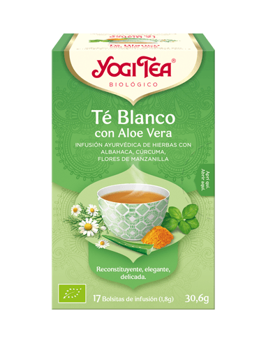 Yogi tea blanco con aloe vera