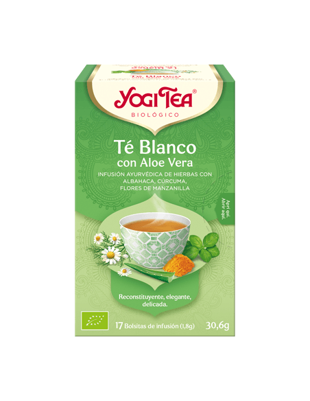 Yogi tea blanco con aloe vera